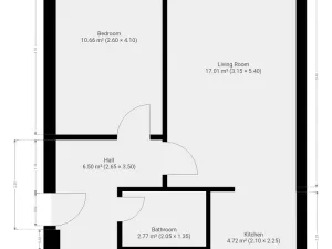 Pronájem bytu 2+kk, Praha - Stodůlky, Blattného, 43 m2