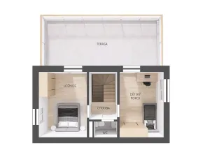 Pronájem rodinného domu, Zlín, Pod Rozhlednou, 200 m2