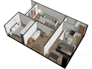 Prodej bytu 3+1, Bavorov, Na Sídlišti, 70 m2