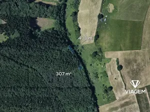 Prodej lesa, Komárov, 745 m2