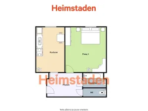 Pronájem bytu 1+1, Ostrava - Poruba, náměstí Vítězslava Nováka, 35 m2