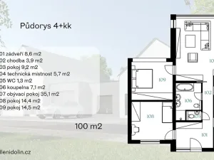 Prodej rodinného domu, Slaný, 100 m2