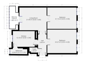 Pronájem bytu 3+1, Praha - Karlín, Vítkova, 94 m2