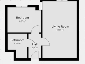 Pronájem bytu 2+kk, Praha - Troja, Olštýnská, 37 m2