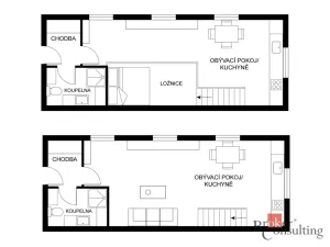Prodej atypického bytu, Jihlava, Březinovy sady, 48 m2