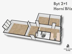 Prodej bytu 2+1, Horní Bříza, Sídlištní, 62 m2