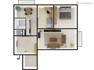 Pronájem bytu 3+1, Zlín - Příluky, Přílucká, 94 m2
