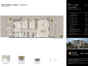 Prodej bytu 4+kk, Praha - Dolní Chabry, Tušimická, 118 m2