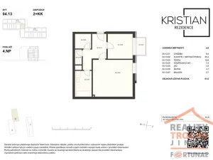 Prodej bytu 2+kk, Hradec Králové, Pod Zámečkem, 61 m2