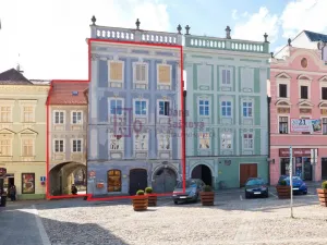 Pronájem bytu 2+kk, Jindřichův Hradec - Jindřichův Hradec I, nám. Míru, 72 m2