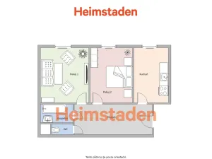 Pronájem bytu 2+1, Havířov - Město, Gorkého, 57 m2