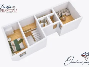 Pronájem bytu 2+1, Prostějov, Sádky, 38 m2