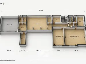 Prodej kanceláře, Mladá Boleslav - Mladá Boleslav IV, Ptácká, 1800 m2