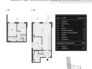 Prodej bytu 4+kk, Brno - Horní Heršpice, Košuličova, 119 m2