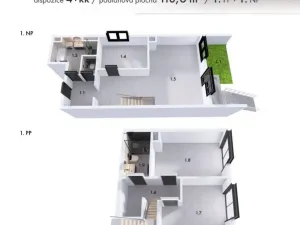Prodej bytu 4+kk, Brno - Horní Heršpice, Košuličova, 119 m2
