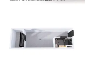 Prodej bytu 1+kk, Brno, Košuličova, 24 m2