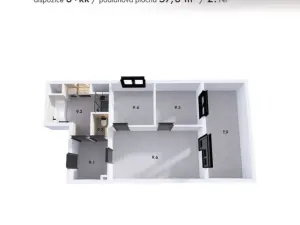Prodej bytu 3+kk, Brno, Košuličova, 57 m2