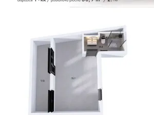 Prodej bytu 1+kk, Brno, Košuličova, 31 m2