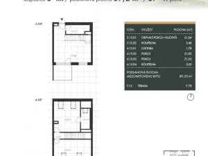 Prodej bytu 3+kk, Brno - Horní Heršpice, Pražákova, 89 m2