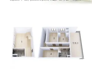 Prodej bytu 4+kk, Brno - Horní Heršpice, Pražákova, 112 m2