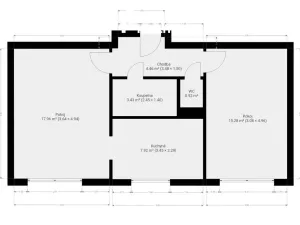 Prodej bytu 2+1, Ústí nad Orlicí, Dukelská, 50 m2