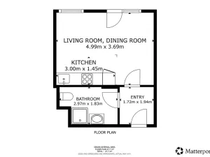 Pronájem bytu 1+kk, Praha - Dolní Měcholupy, Honzíkova, 33 m2