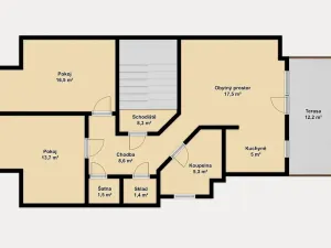 Pronájem bytu 3+kk, Brno, Sibiřská, 69 m2