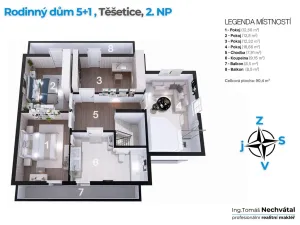 Prodej rodinného domu, Těšetice, 135 m2