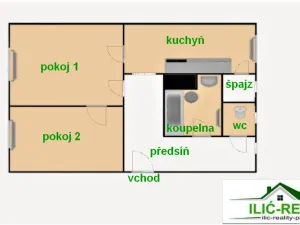 Prodej bytu 2+1, Plzeň, K Nádraží, 60 m2