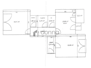 Pronájem bytu 2+1, Praha, Musílkova, 70 m2