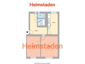 Pronájem bytu 2+1, Havířov - Město, V Parku, 55 m2
