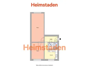 Pronájem bytu 2+1, Havířov - Město, Lípová, 50 m2