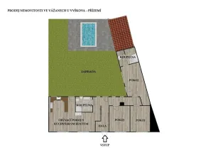 Prodej rodinného domu, Vážany, 702 m2