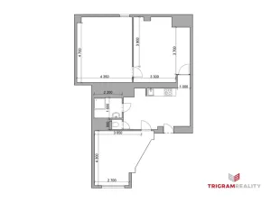 Pronájem bytu 3+1, Hradec Králové - Pražské Předměstí, Břetislavova, 77 m2