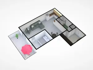 Pronájem bytu 2+kk, Písek, Janotova, 85 m2
