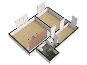 Pronájem bytu 2+kk, Praha - Žižkov, Jeseniova, 48 m2