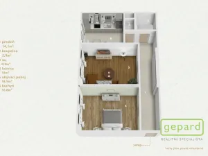 Prodej bytu 2+1, Ostrov, S. K. Neumanna, 64 m2
