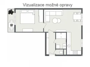 Prodej bytu 2+1, Ostrava - Poruba, Ukrajinská, 52 m2