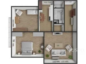 Prodej bytu 3+1, Písek - Budějovické Předměstí, Baarova, 80 m2