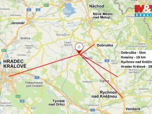 Prodej bytu 2+kk, Opočno, Nádražní, 47 m2