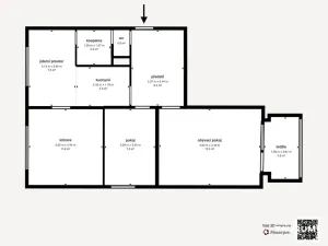 Prodej bytu 3+1, Žlutice, Vítězná, 66 m2