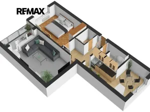 Prodej bytu 2+1, Děčín, Kamenická, 59 m2