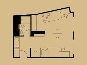 Pronájem pokoje, Praha - Holešovice, Na zátorách, 31 m2