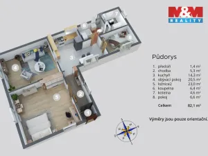Prodej rodinného domu, Braňany, Mostecká, 80 m2
