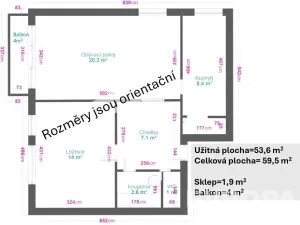 Prodej bytu 2+1, Praha - Smíchov, Fráni Šrámka, 60 m2