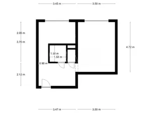 Pronájem bytu 1+1, Rakovník - Rakovník II, Družstevní, 37 m2