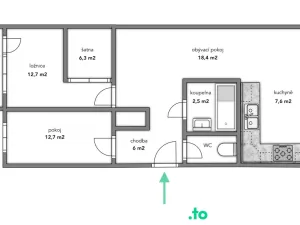 Pronájem bytu 3+kk, Znojmo, Jindřicha Hořejšího, 67 m2