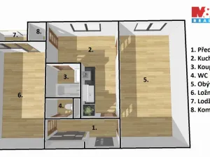 Pronájem bytu 2+1, Prachatice - Prachatice II, Ševčíkova, 64 m2