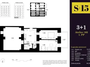 Prodej ubytování, Praha - Smíchov, 84 m2