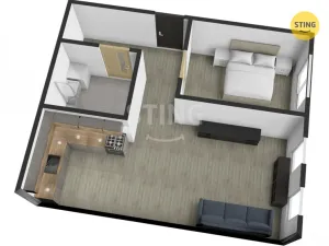 Prodej bytu 2+kk, Ostrava, Zárubecká, 51 m2